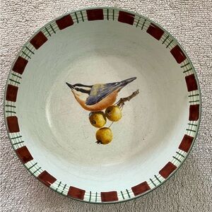 Nuthatch Cereal‎ Soup Bowl Winter Greetings Everyday Collection Lenox